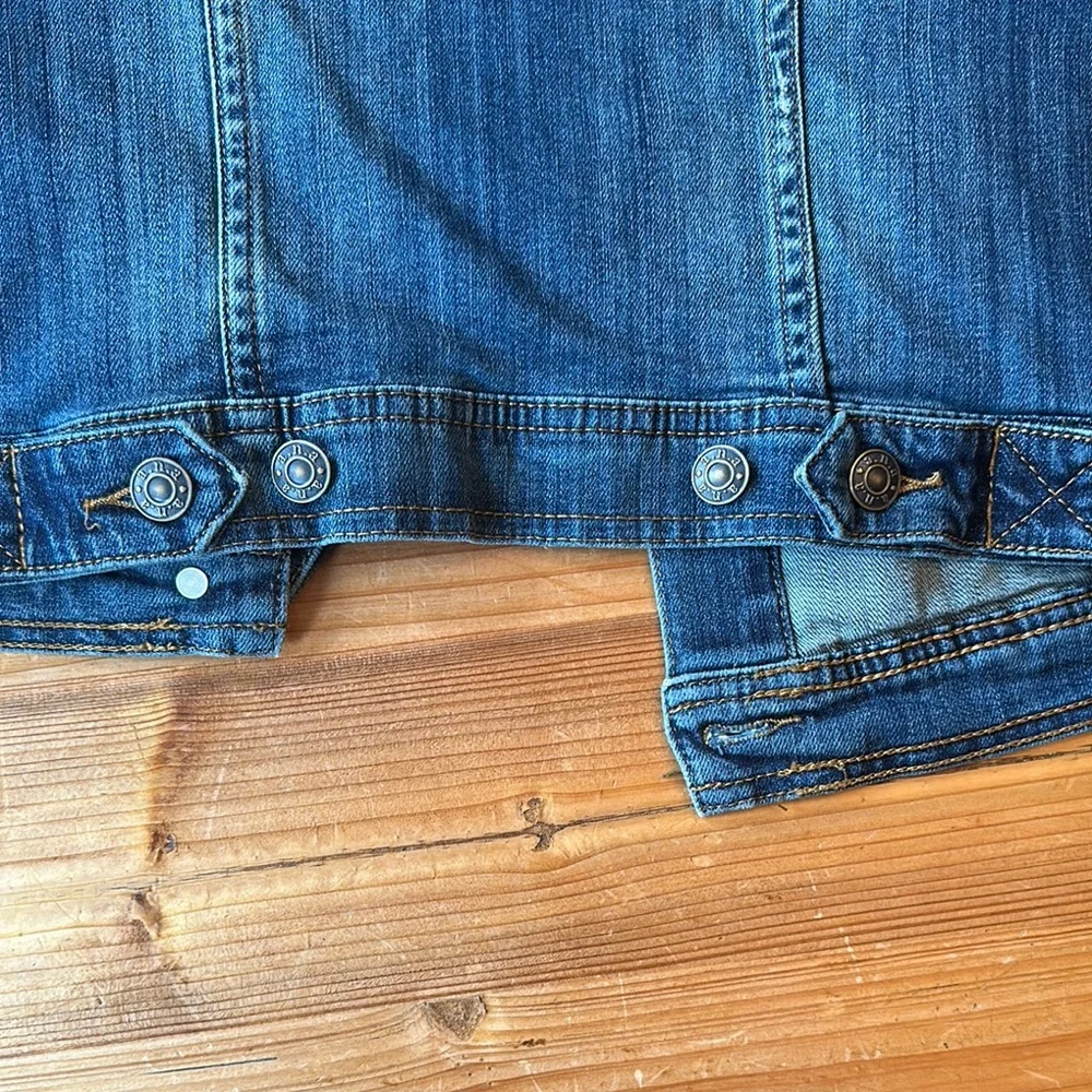 Women’s a.n.a Studded Denim Jacket - Picture 7 of 11